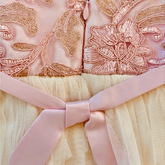 AMERICAN PRINCESS DRESS 6 MONTHS PINK & WHITE - Picture 6 of 16